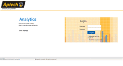 Desktop Screenshot of analytics.aptech.in