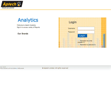 Tablet Screenshot of analytics.aptech.in